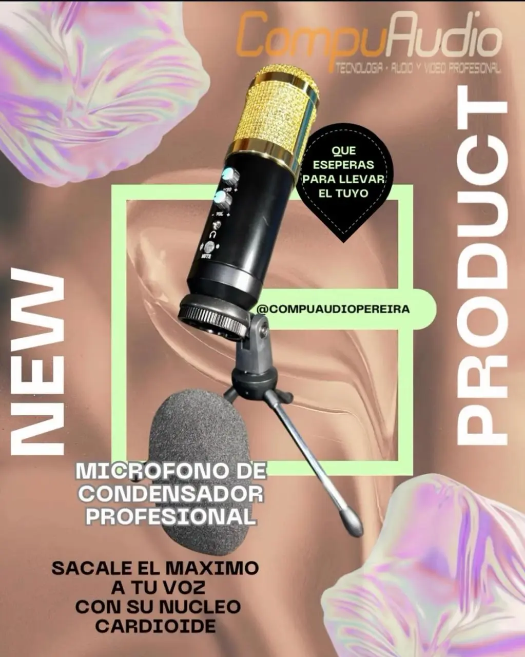 Micrófono de Condensador Profesional